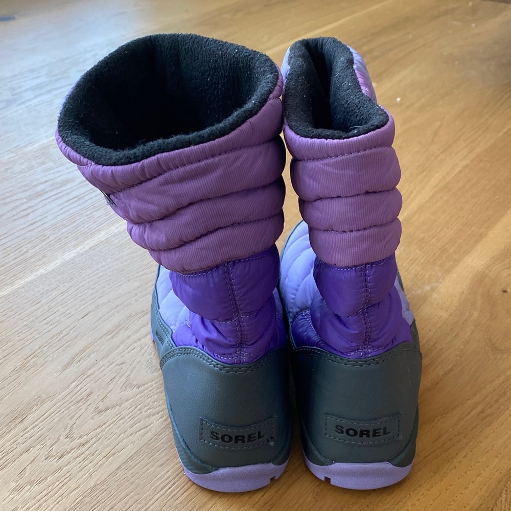 Sorel Lavender and Charcoal Winter Boots - Picture 3 of 5